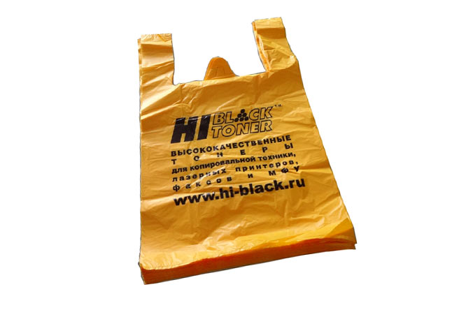 Пакет-майка Hi-Black, ПНД, цвет-желтый, 380x600 мм (в упаковке 100 шт.) купить в Нижнем Тагиле