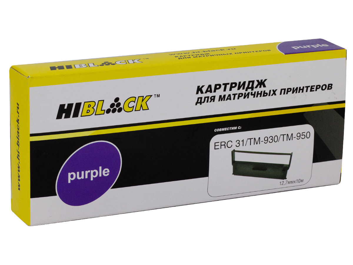 Картридж Hi-Black для Epson ERC-31/TM-950, Purple, 10м купить в Нижнем Тагиле